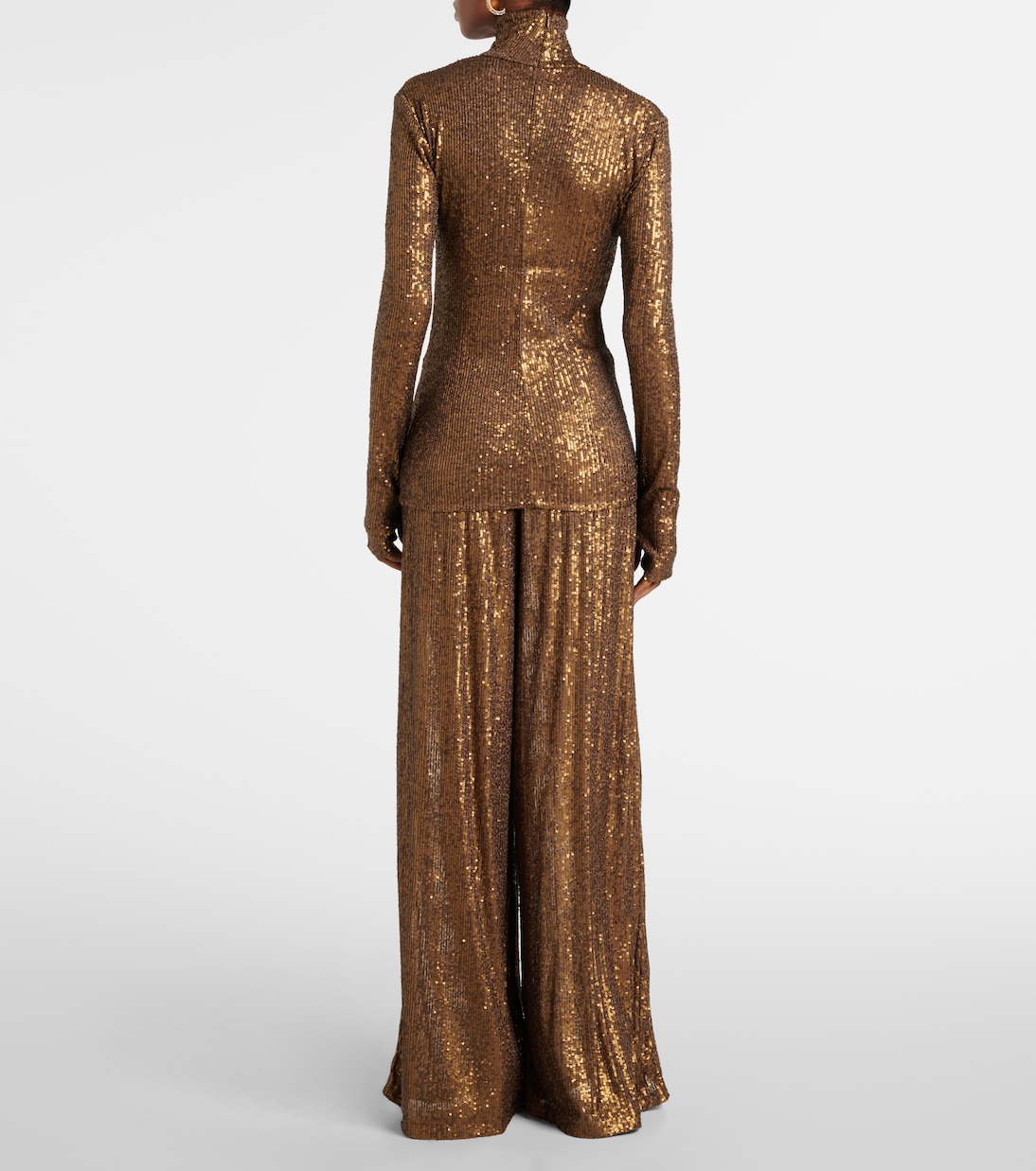 Top à col roulé à sequins | Norma Kamali