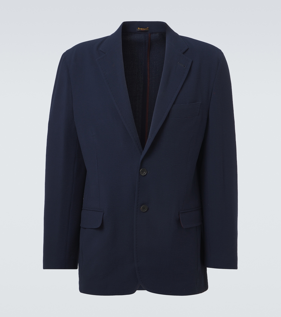 Striped single-breasted wool blazer | Rubinacci