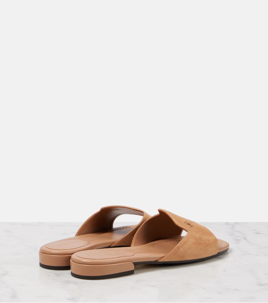 Pantoletten Dina aus Veloursleder | Jimmy Choo