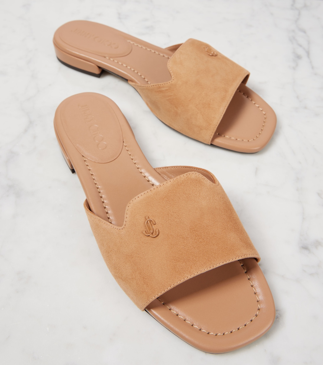 Pantoletten Dina aus Veloursleder | Jimmy Choo