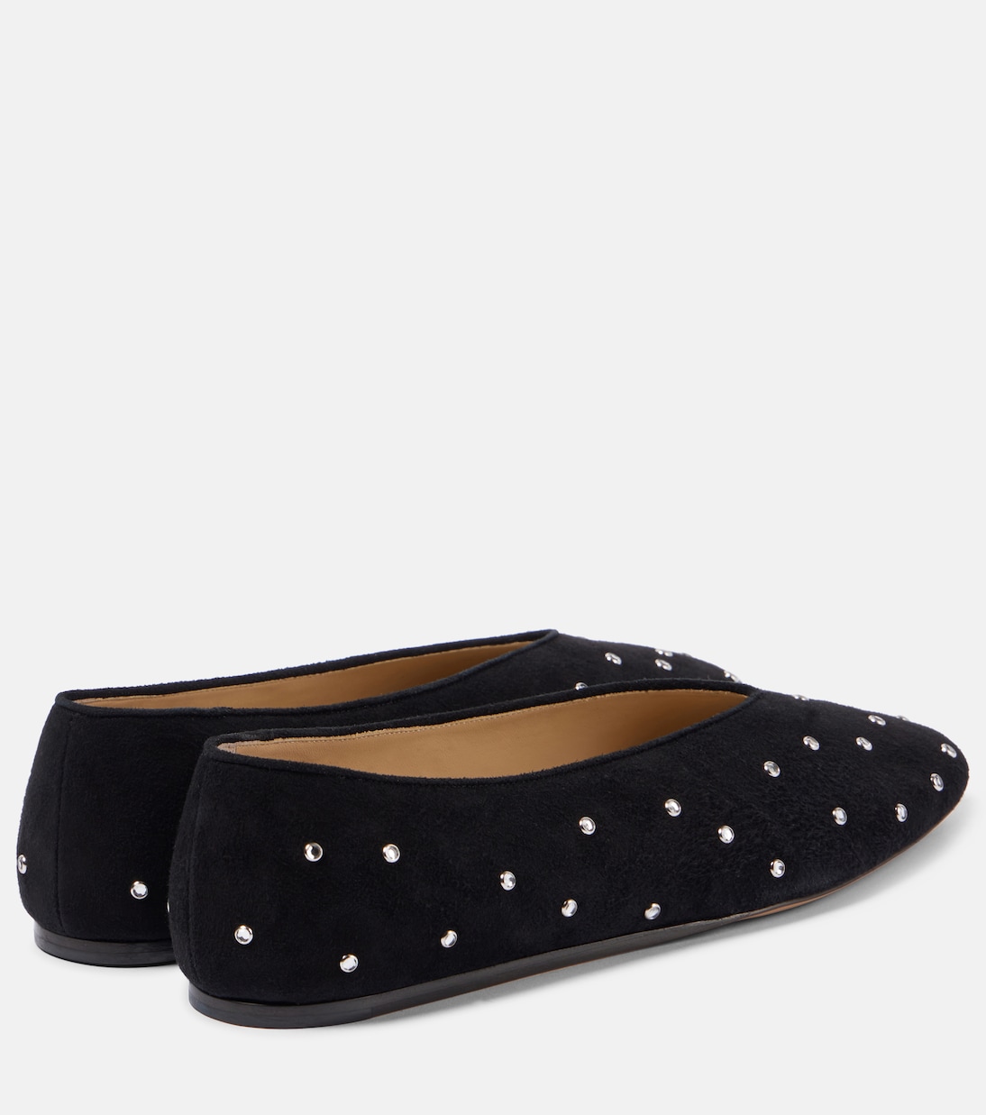 Regency embellished suede ballet flats | Le Monde Béryl