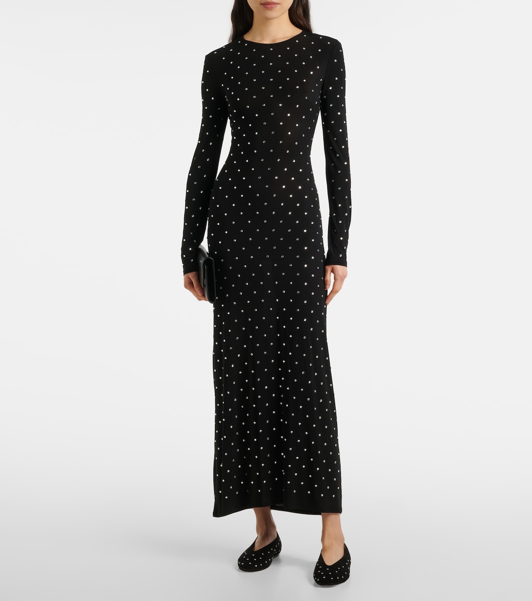 Regency embellished suede ballet flats | Le Monde Béryl