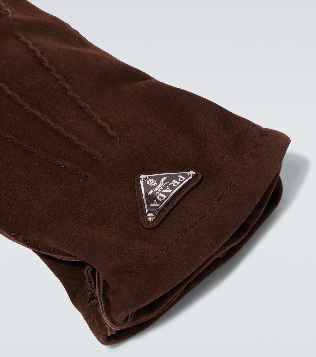 Handschuhe aus Veloursleder | Prada