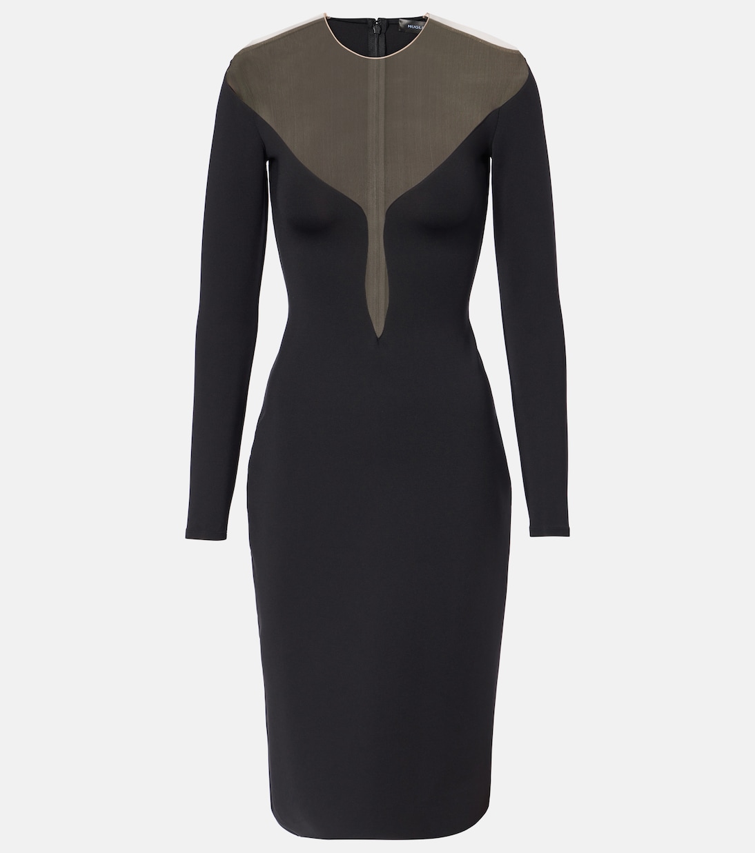 Robe à décolleté plongeant | Mugler