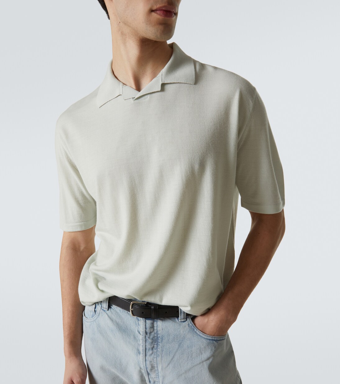 Polo Mauro de lana virgen | The Row