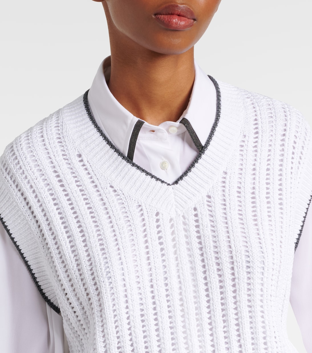 Pullunder aus Baumwolle | Brunello Cucinelli