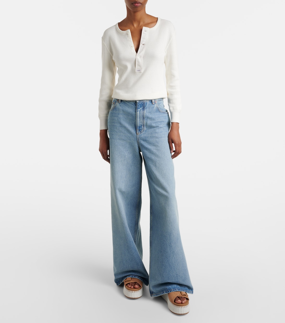 Nama suede wedge sandals | Chloé