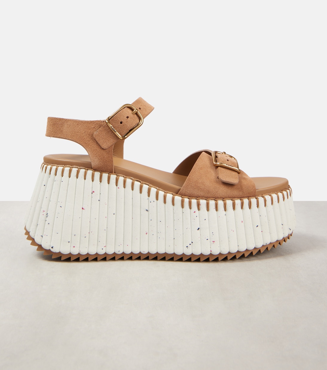 Nama suede wedge sandals | Chloé