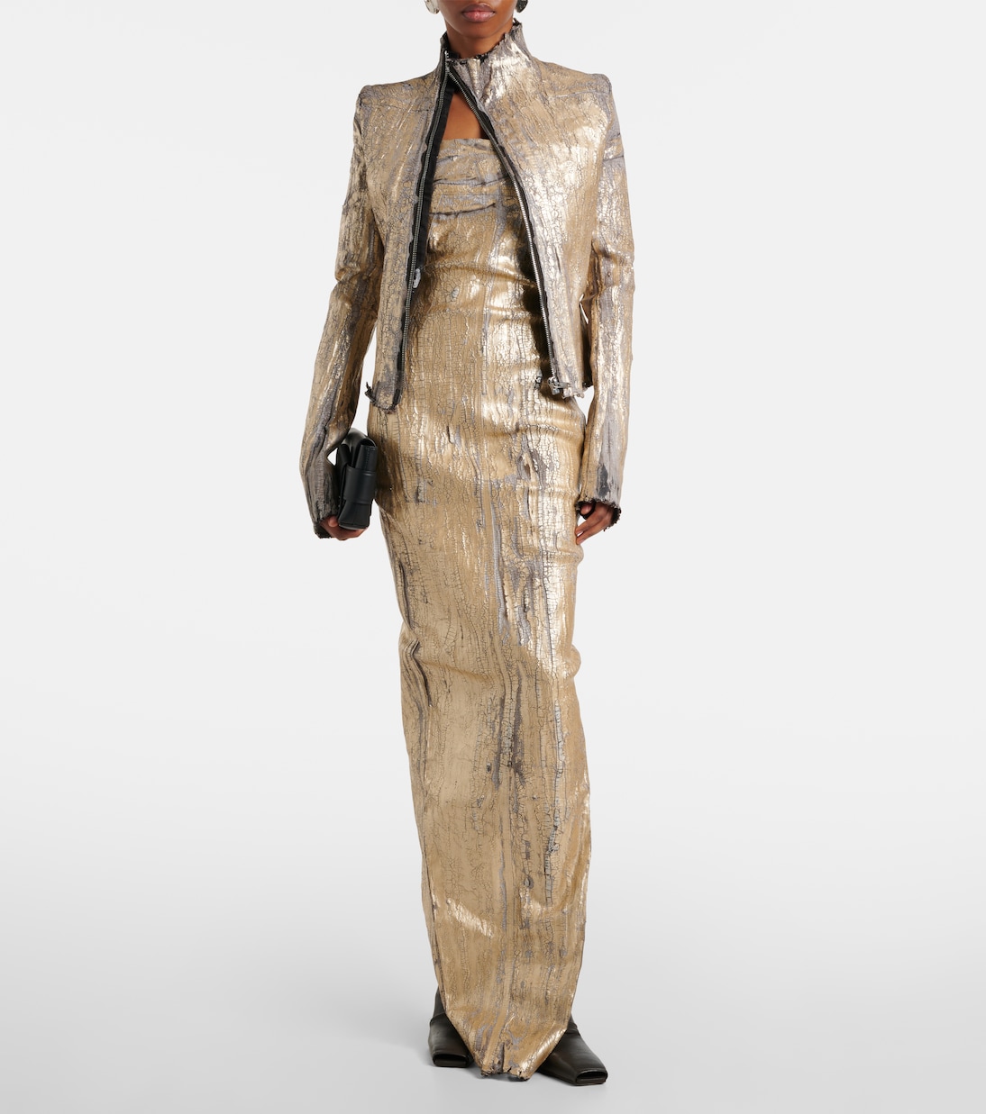 Beschichtete Jeansjacke Gary | Rick Owens