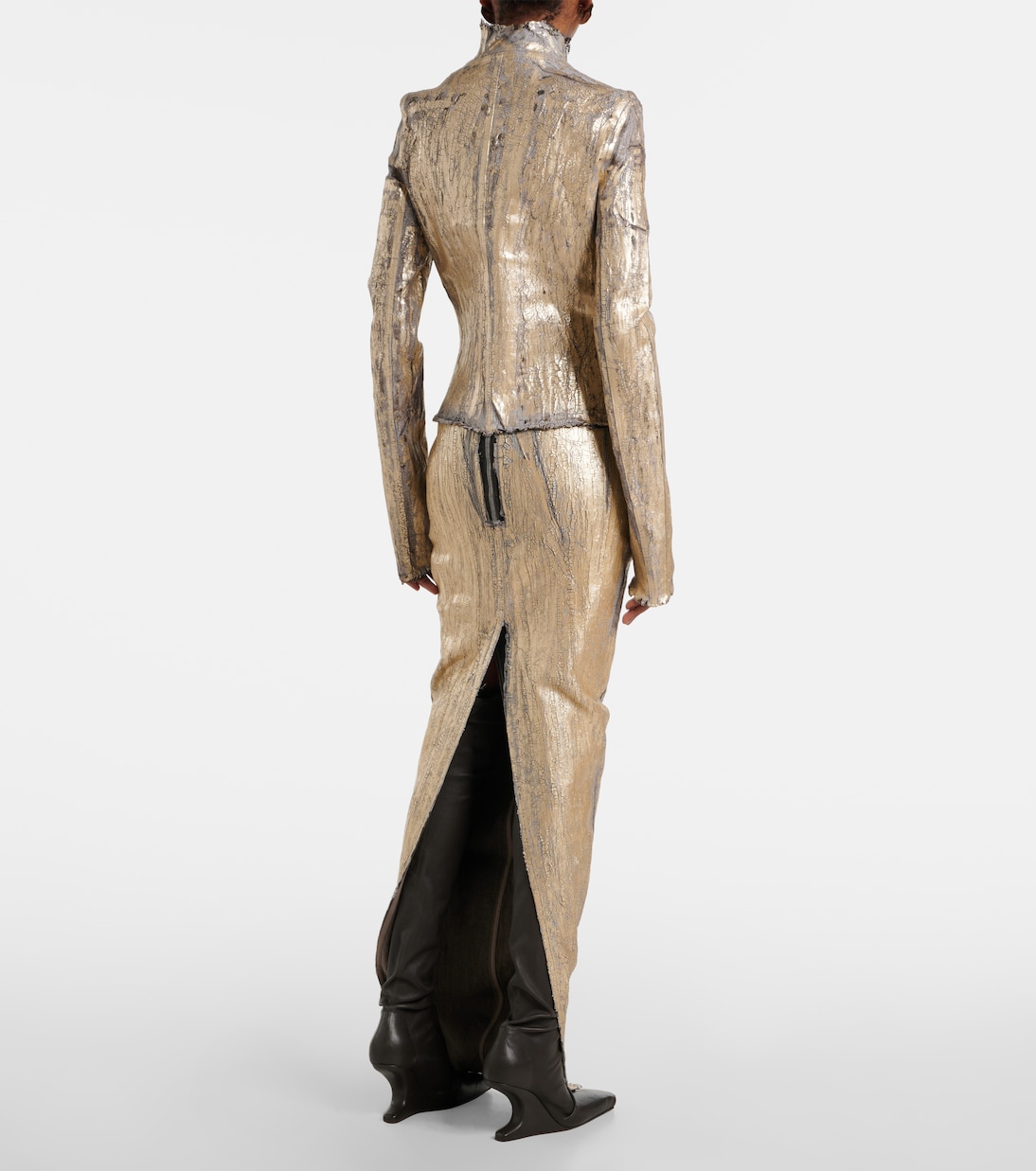 Beschichtete Jeansjacke Gary | Rick Owens