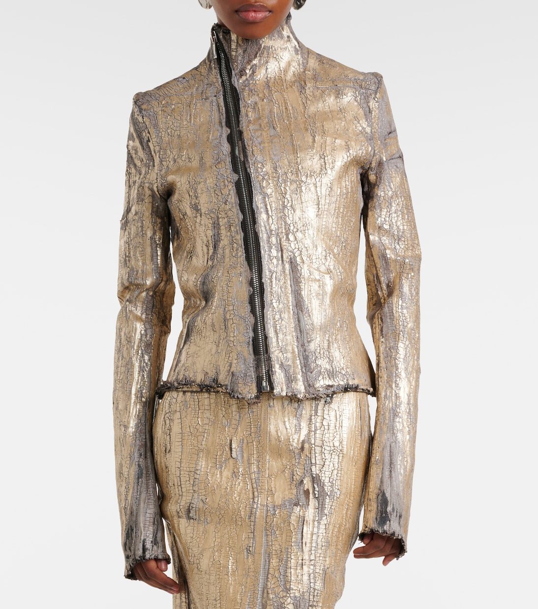 Beschichtete Jeansjacke Gary | Rick Owens