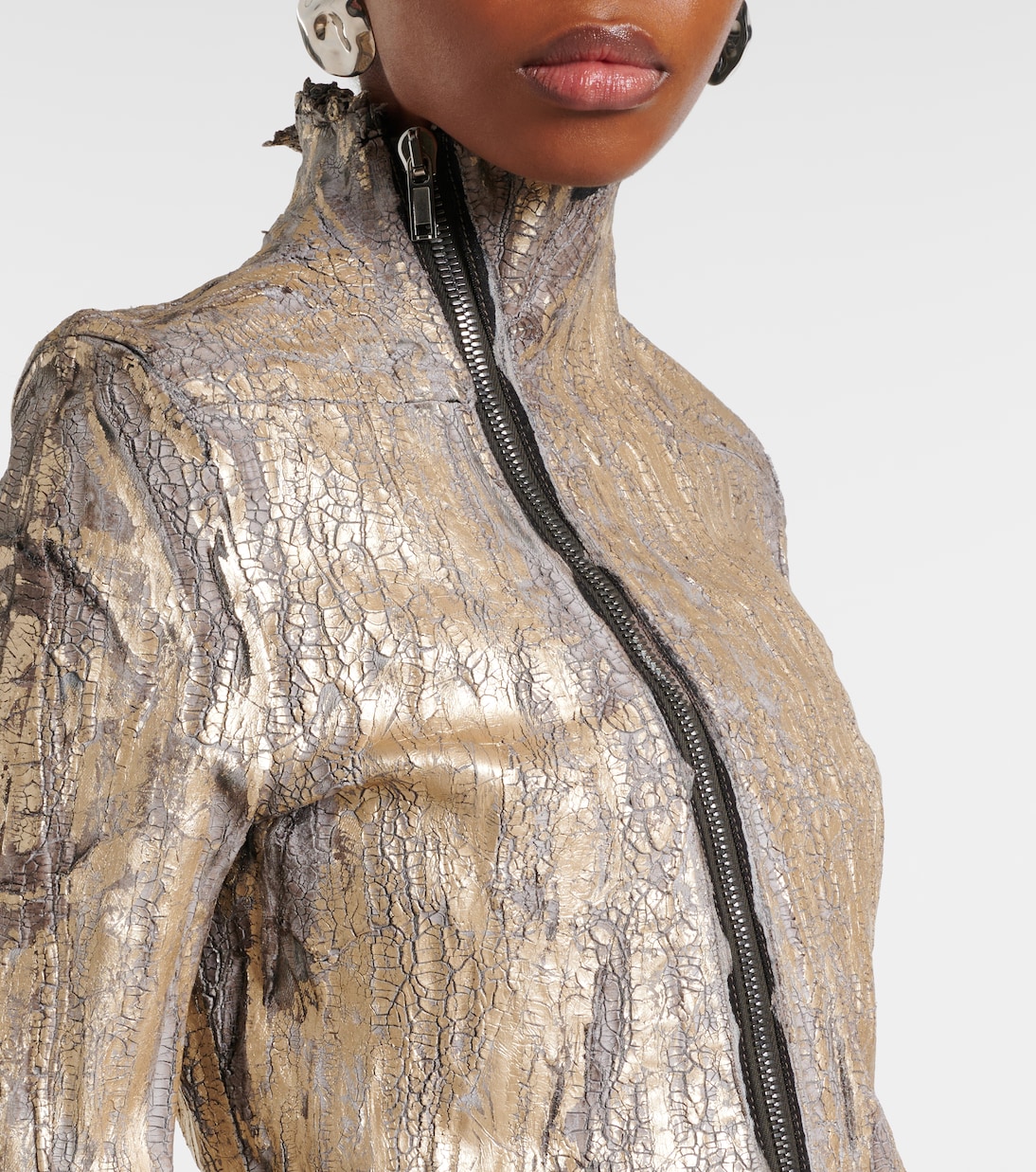 Beschichtete Jeansjacke Gary | Rick Owens