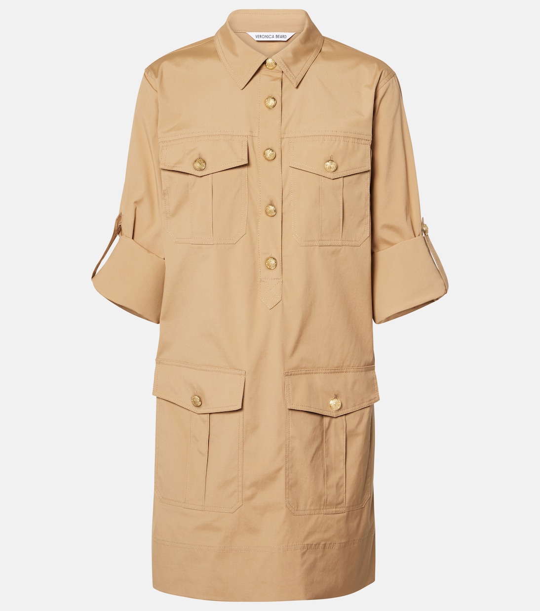 Saude cotton-blend minidress | Veronica Beard