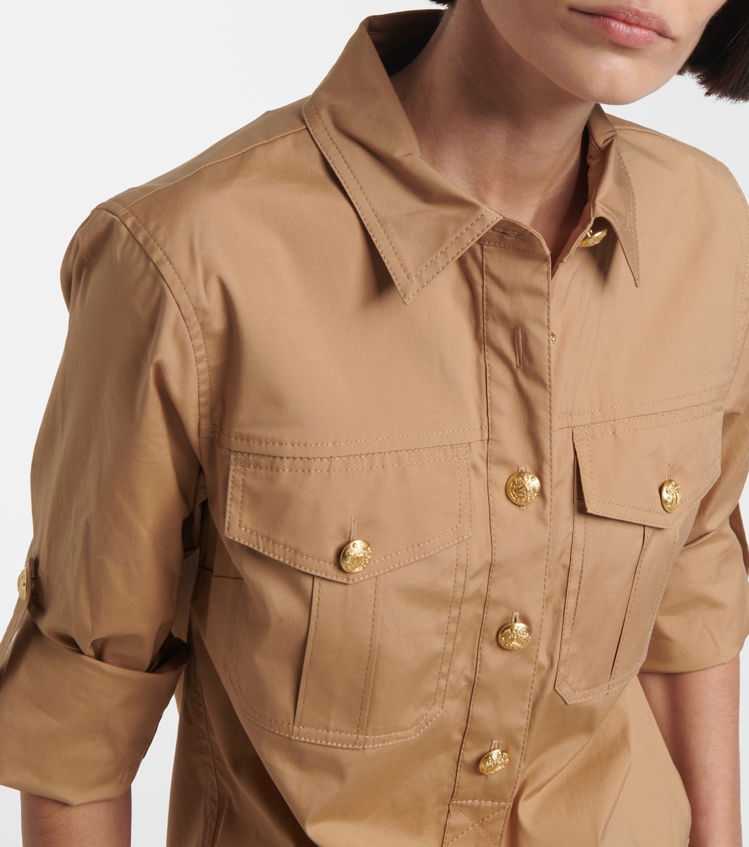 Saude cotton-blend minidress | Veronica Beard