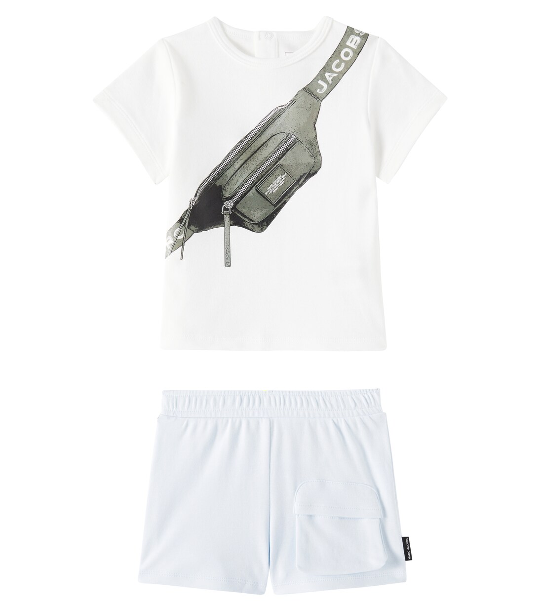 Baby cotton T-shirt and shorts set | Marc Jacobs Kids