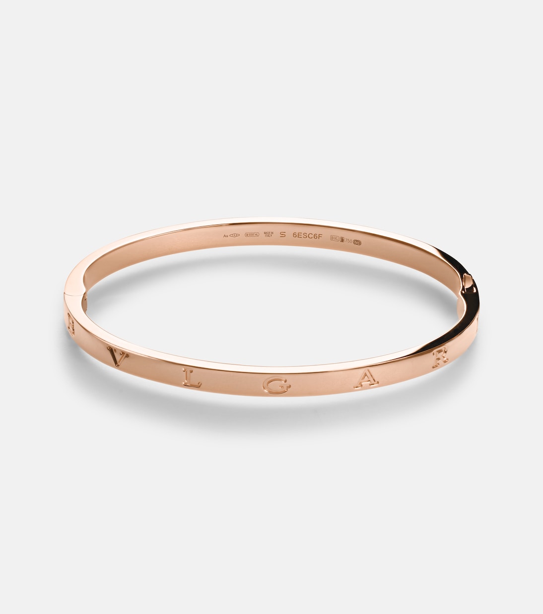 B.zero1 Essential 18kt rose gold bangle | Bvlgari