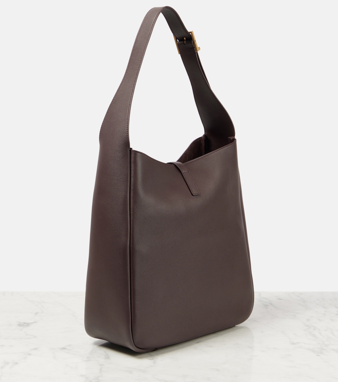 Le 5 à 7 Large leather shoulder bag | Saint Laurent