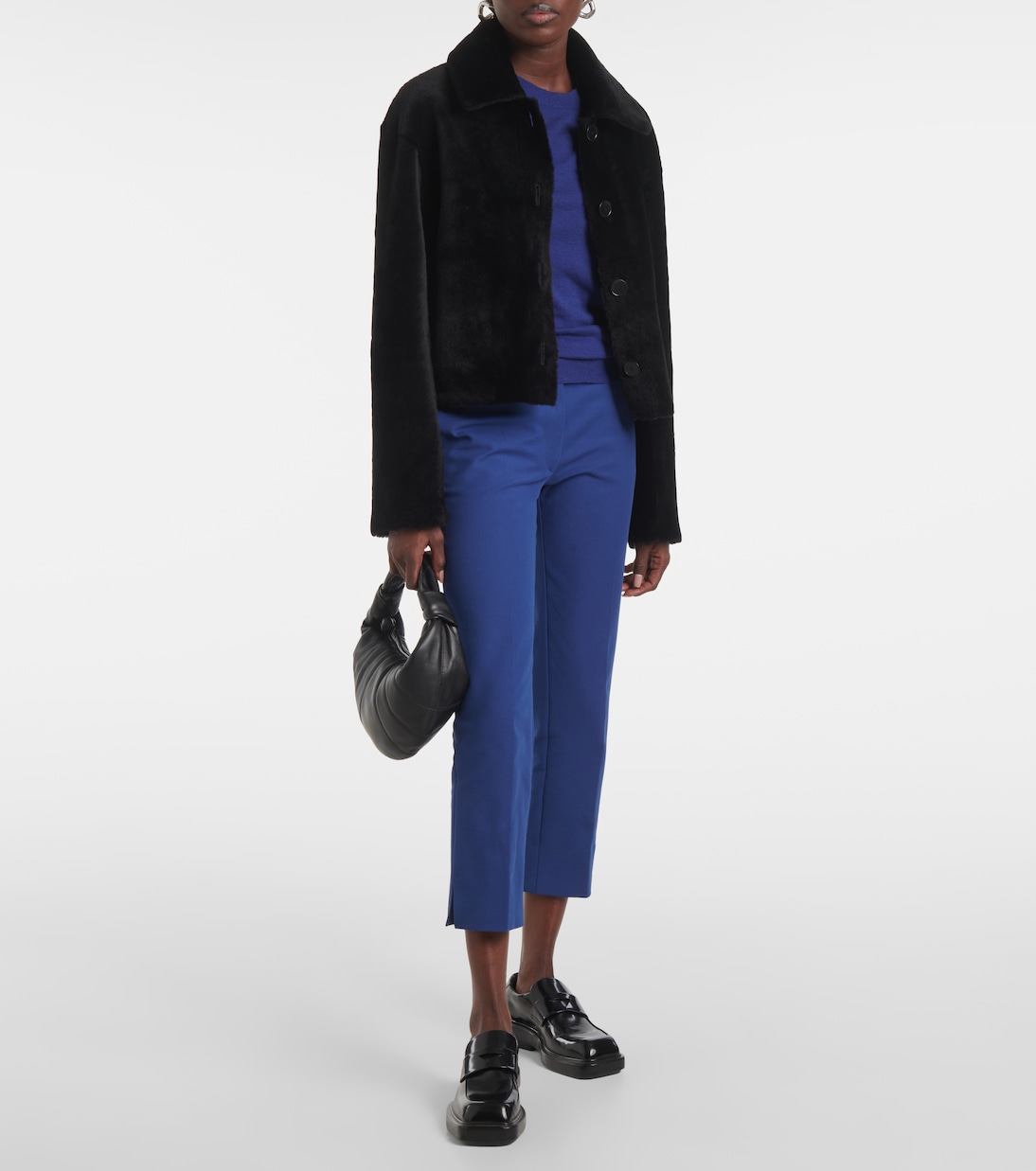 Bing Court cotton-blend slim pants | Joseph