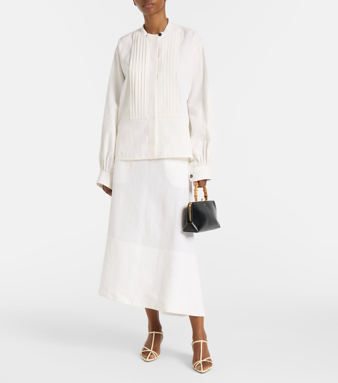 Midirock aus Leinen | Jil Sander