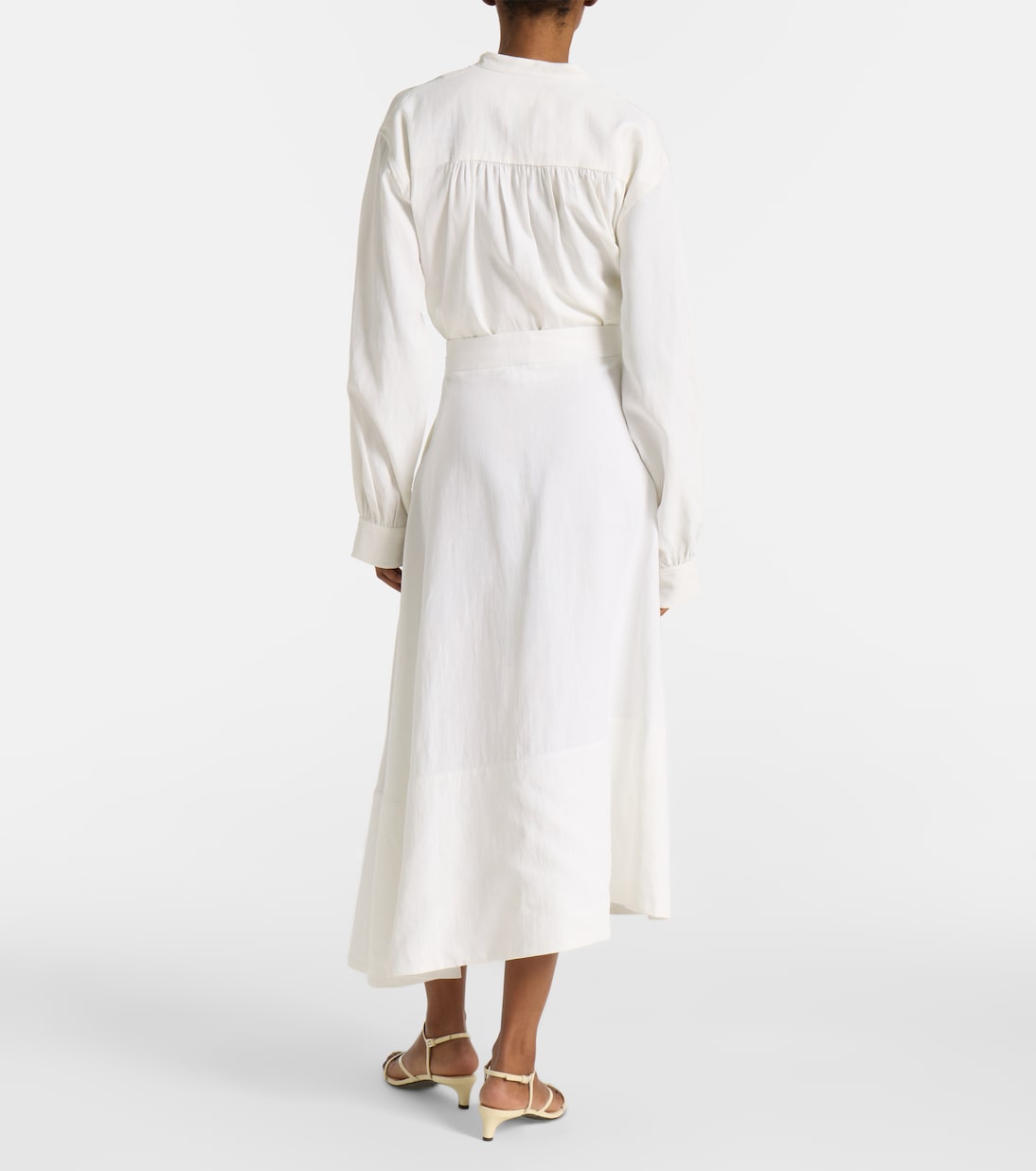 Midirock aus Leinen | Jil Sander