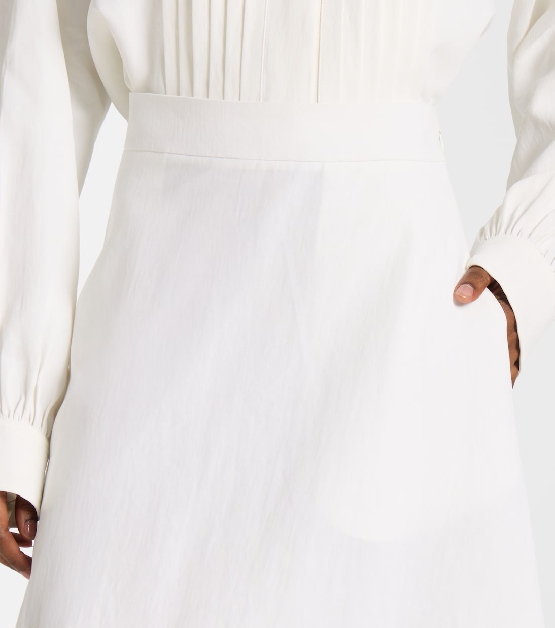 Midirock aus Leinen | Jil Sander