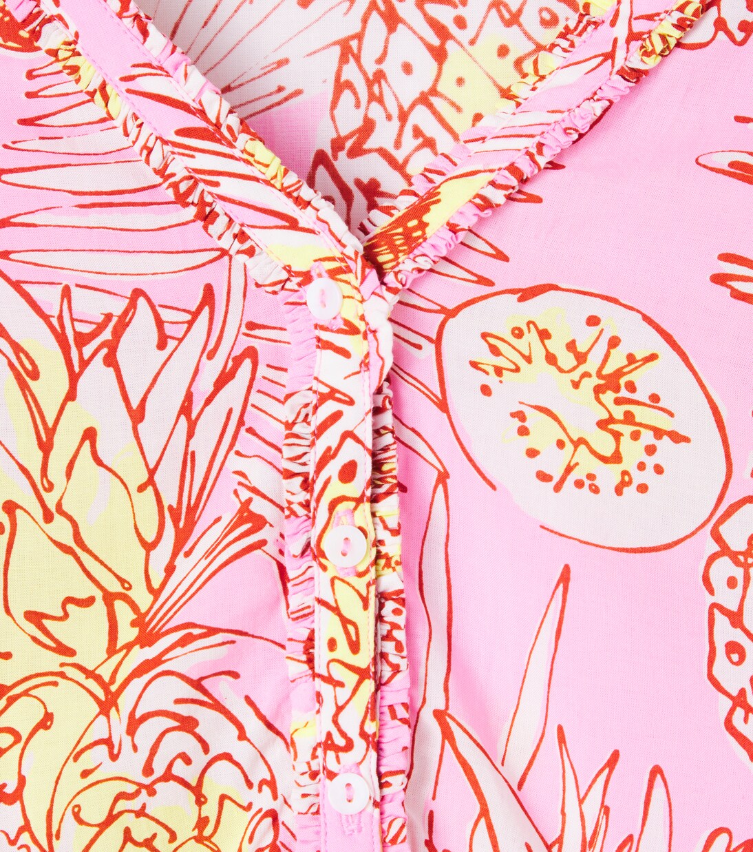 Azia printed crop top | Poupette St Barth Kids