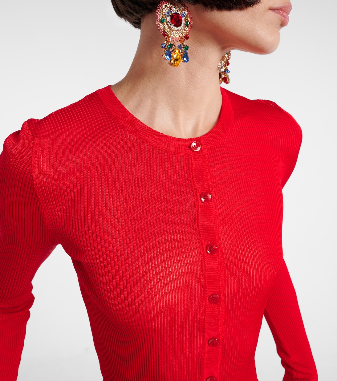 Ribbed-knit cardigan | Dolce&Gabbana