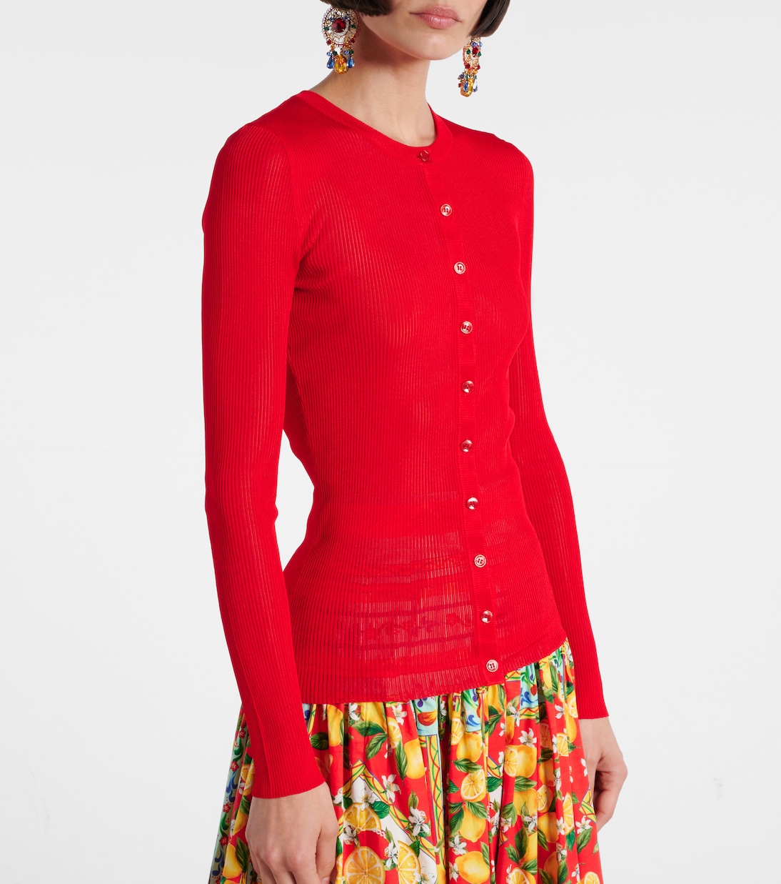 Ribbed-knit cardigan | Dolce&Gabbana