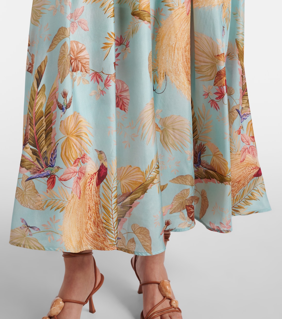 Ascension Billow floral silk maxi dress | Zimmermann