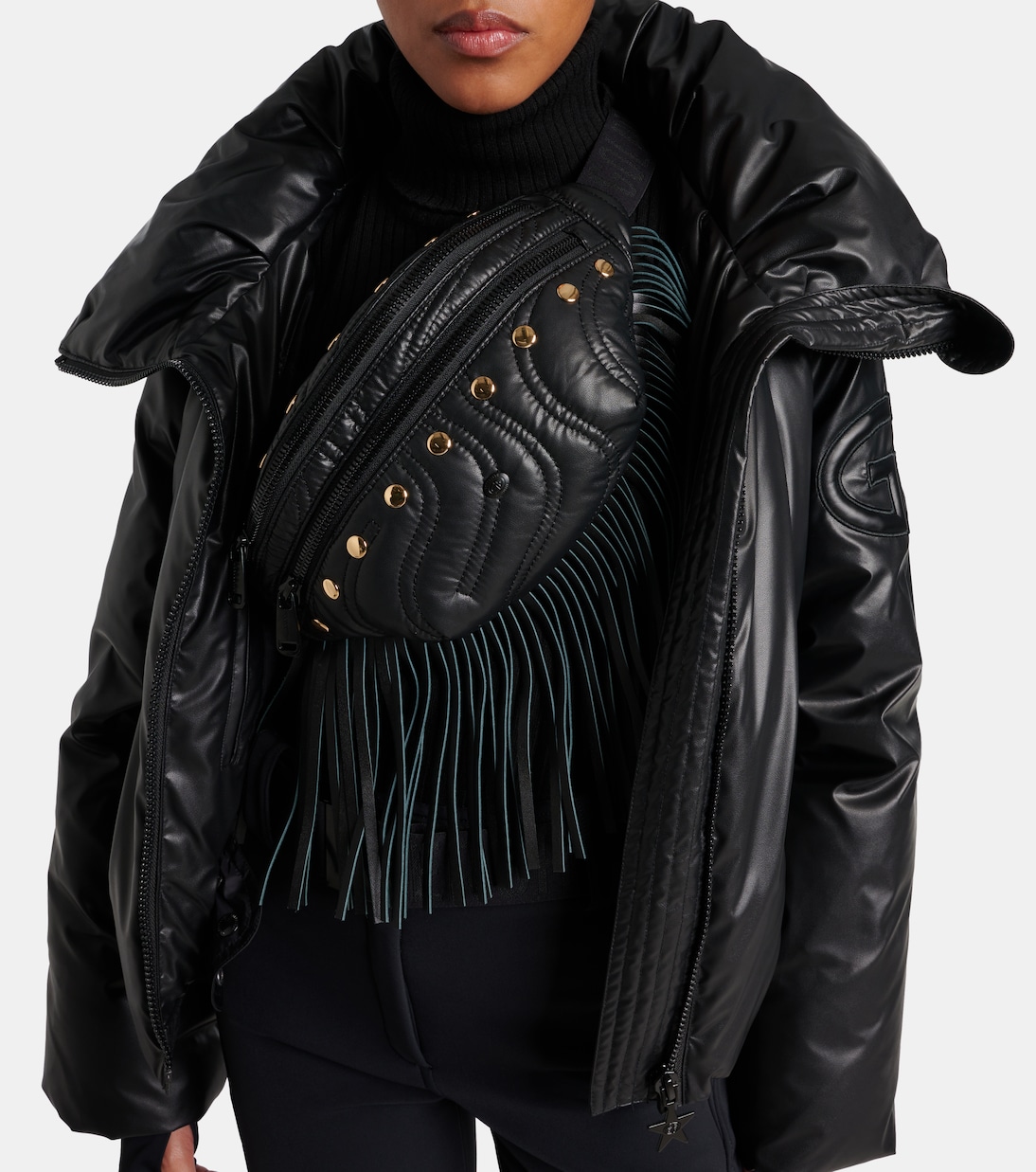 Sorriso fringed leather belt bag | Goldbergh