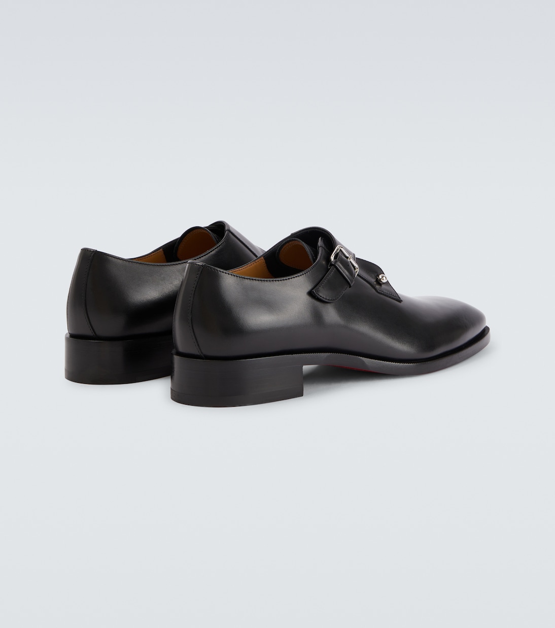 Chambelimonk leather monk strap shoes | Christian Louboutin
