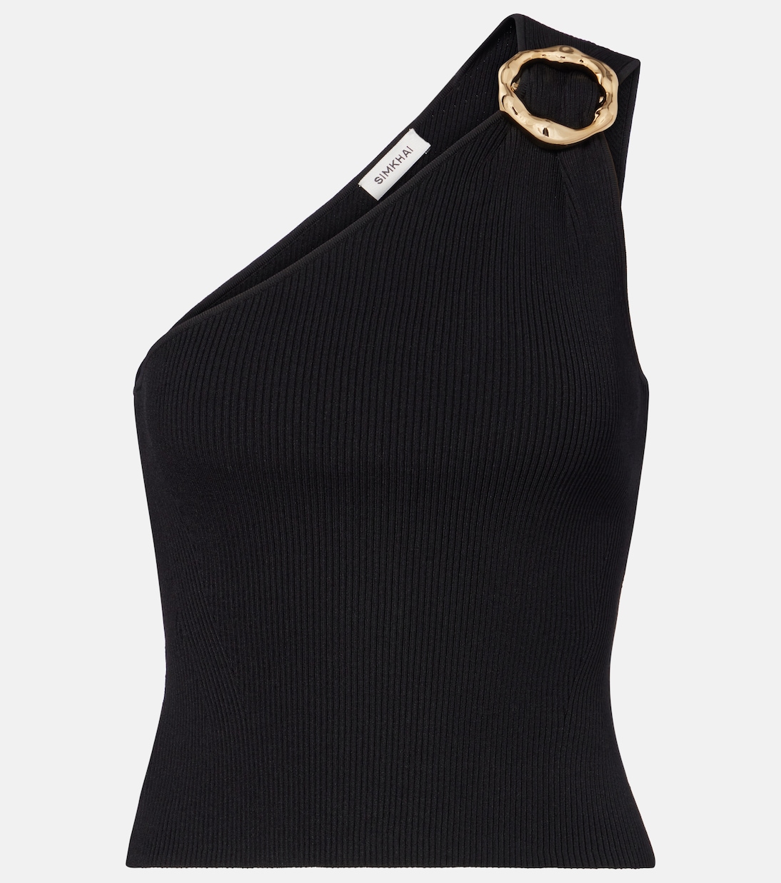 One-Shoulder-Top Fenix aus Rippstrick | Simkhai