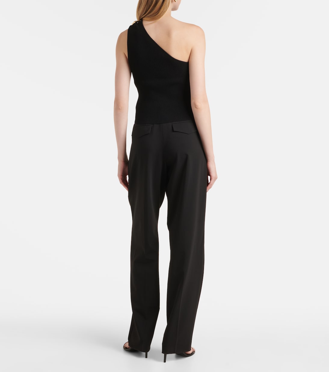 One-Shoulder-Top Fenix aus Rippstrick | Simkhai