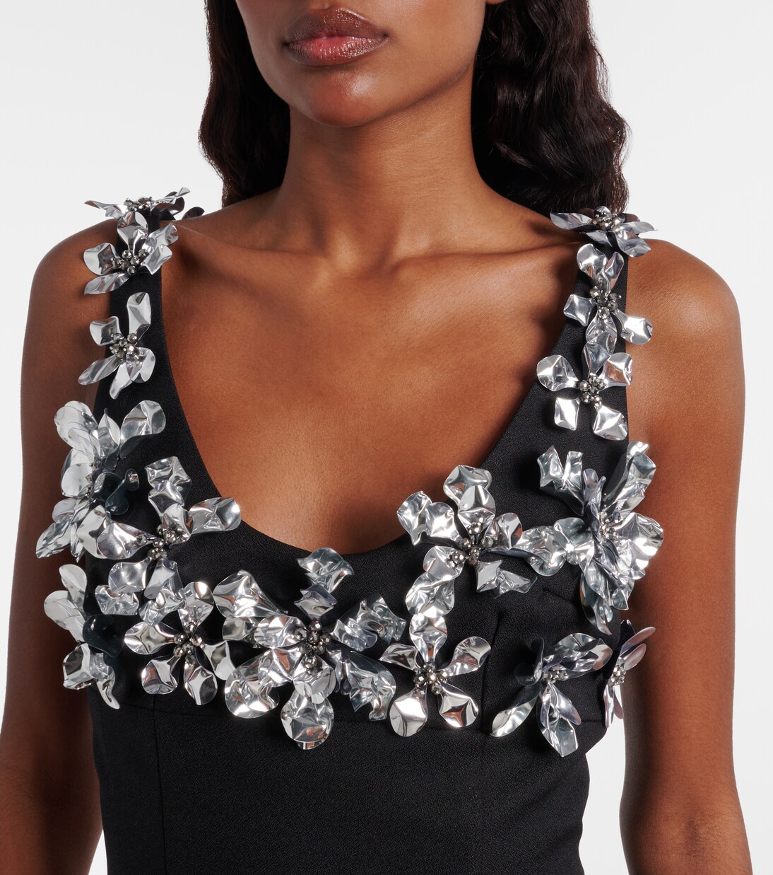 Verziertes Minikleid Einna aus Crêpe | Emilia Wickstead