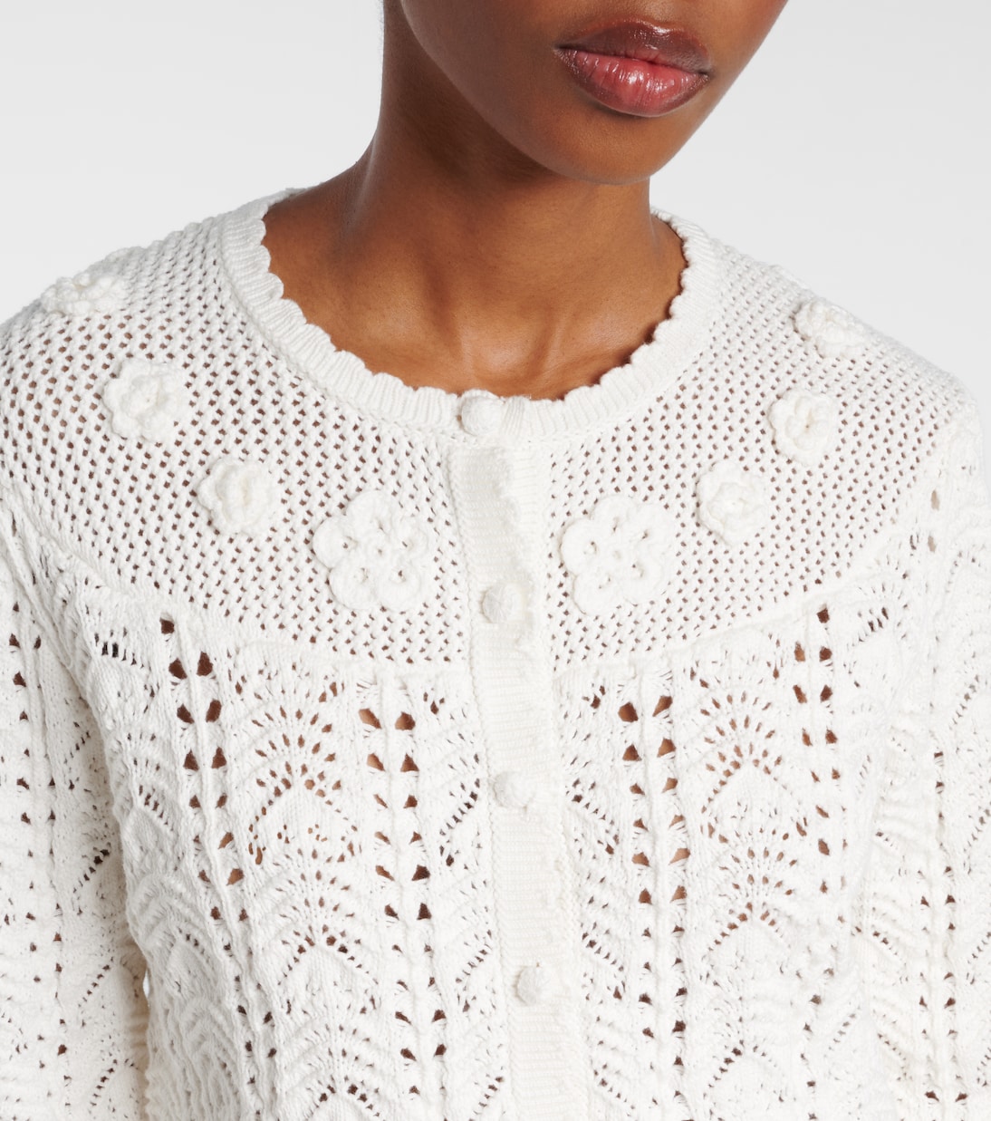 Cardigan Kyra in maglia di cotone | Rixo