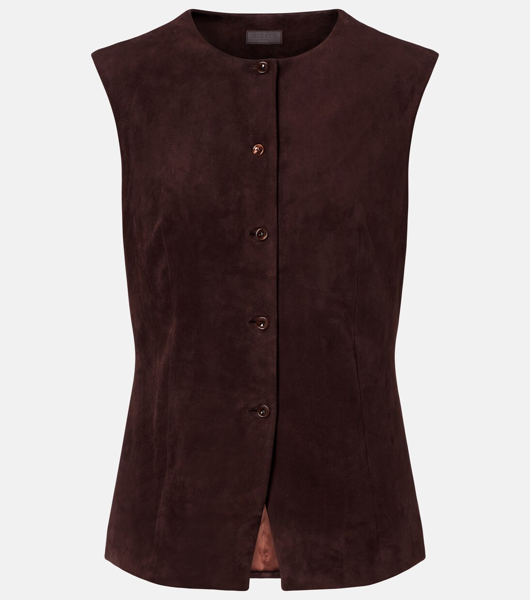 Weste Casino aus Veloursleder | Stouls