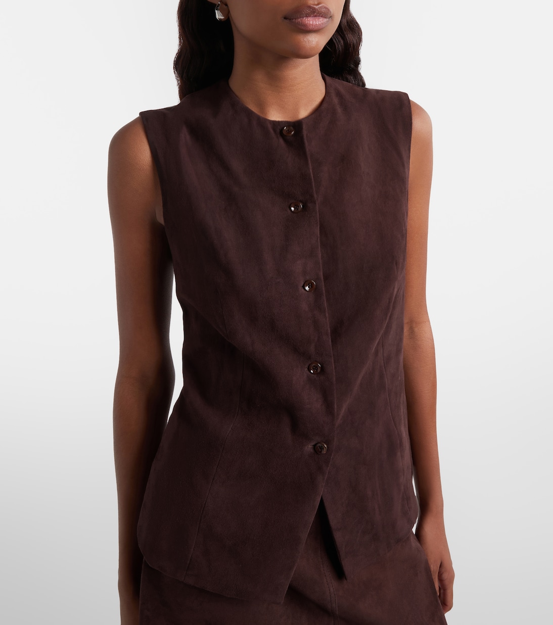 Weste Casino aus Veloursleder | Stouls