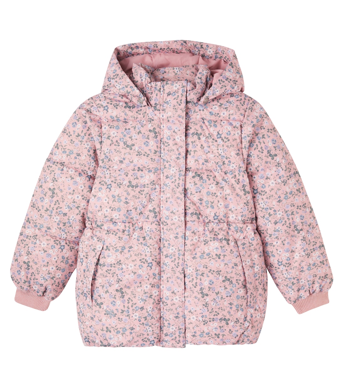 Eli floral puffer jacket | Wheat