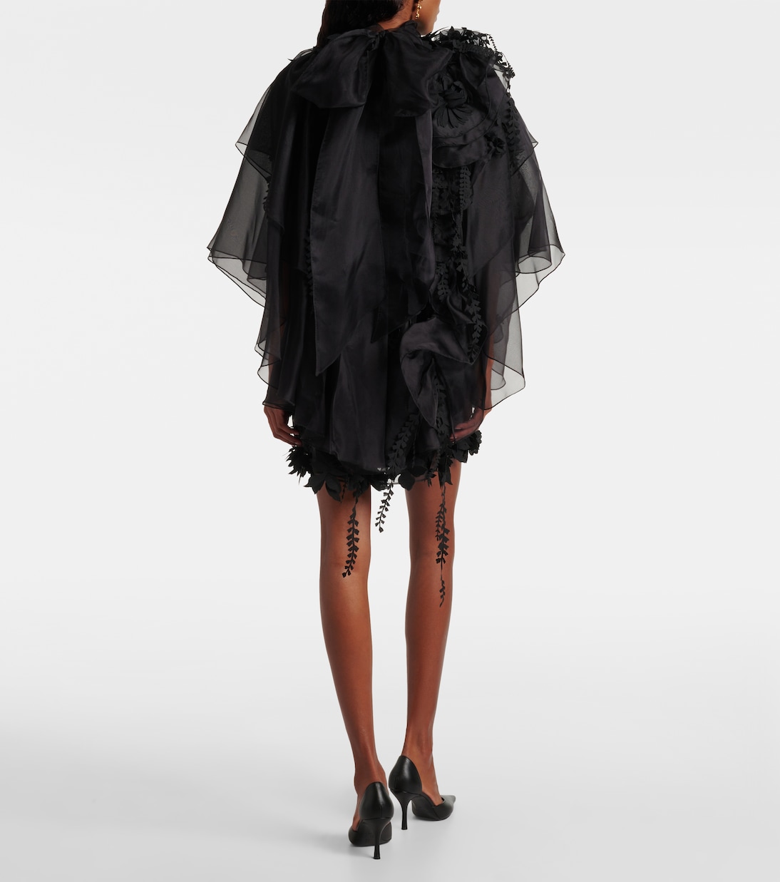 Hypnotic floral-appliqué minidress | Zimmermann