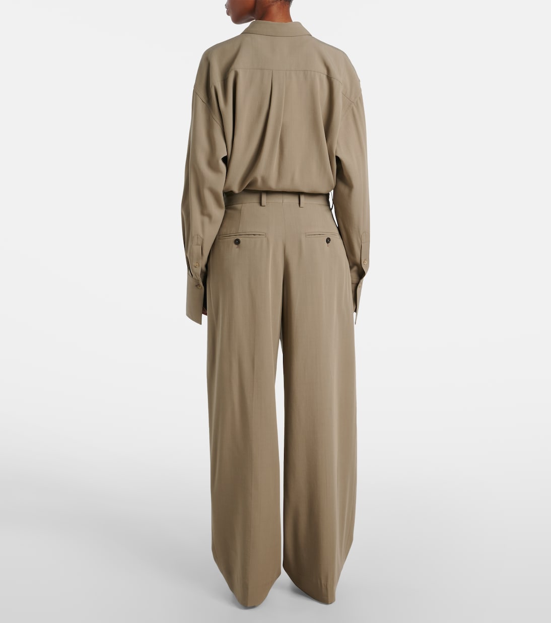 Weite Mid-Rise-Hose  | Toteme