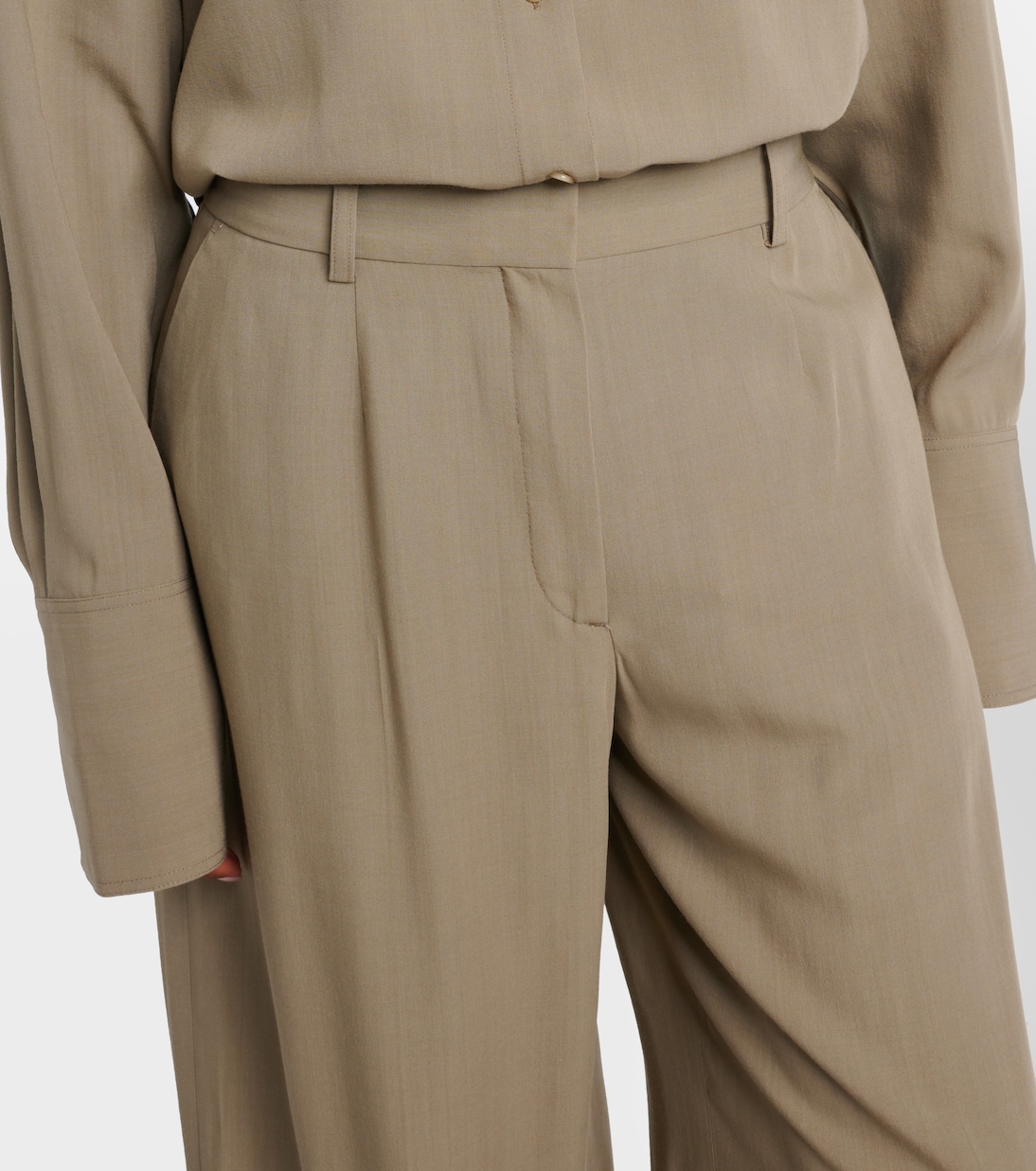 Weite Mid-Rise-Hose  | Toteme