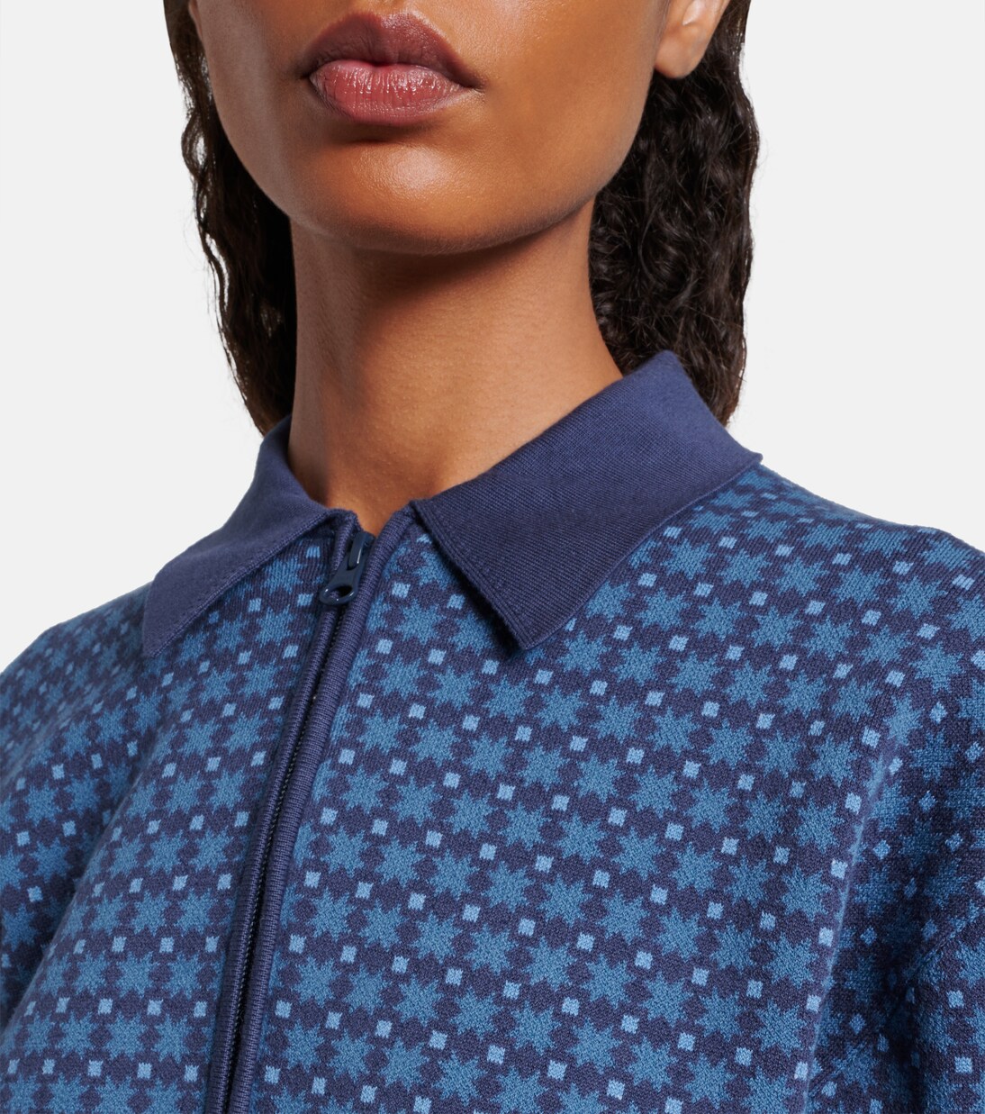 Lumiere Zane cotton-blend polo shirt | The Upside