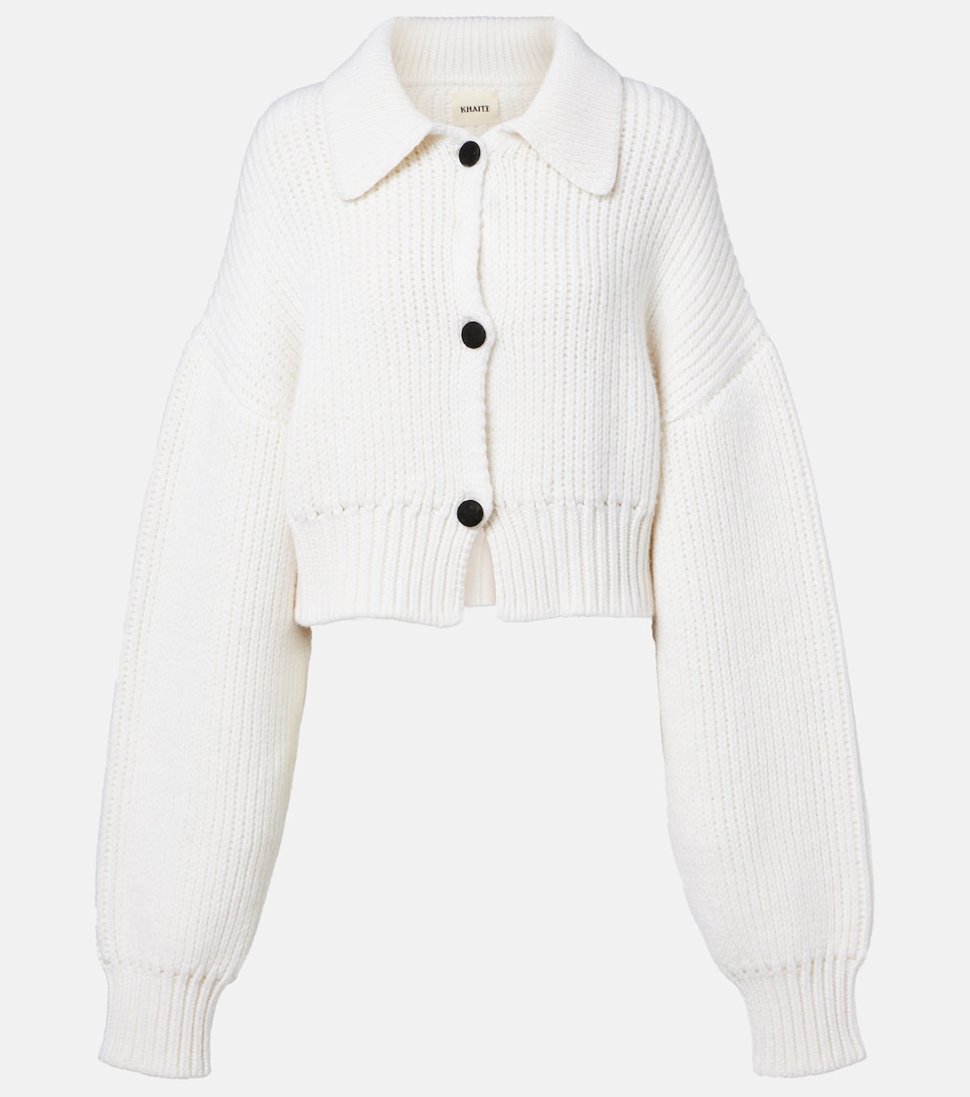 Pome ribbed-knit cashmere cardigan | Khaite