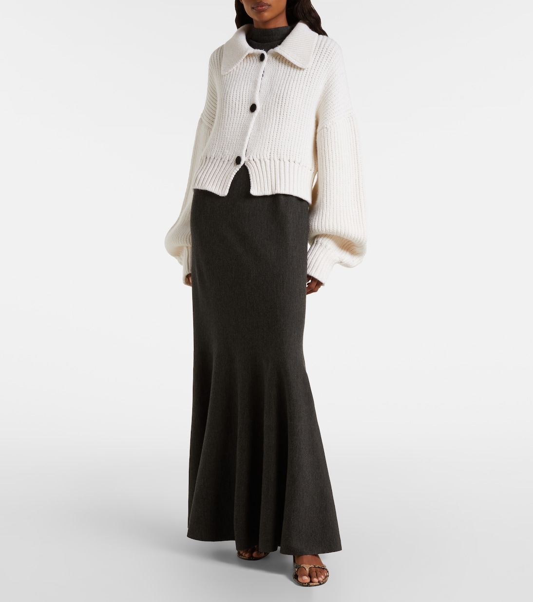 Pome ribbed-knit cashmere cardigan | Khaite