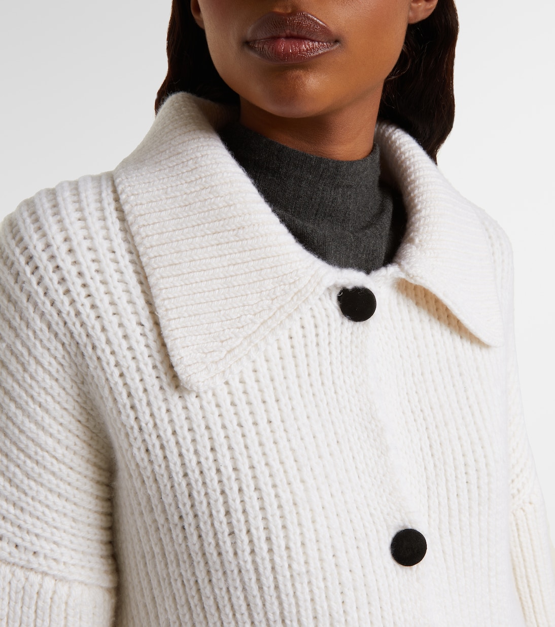 Pome ribbed-knit cashmere cardigan | Khaite