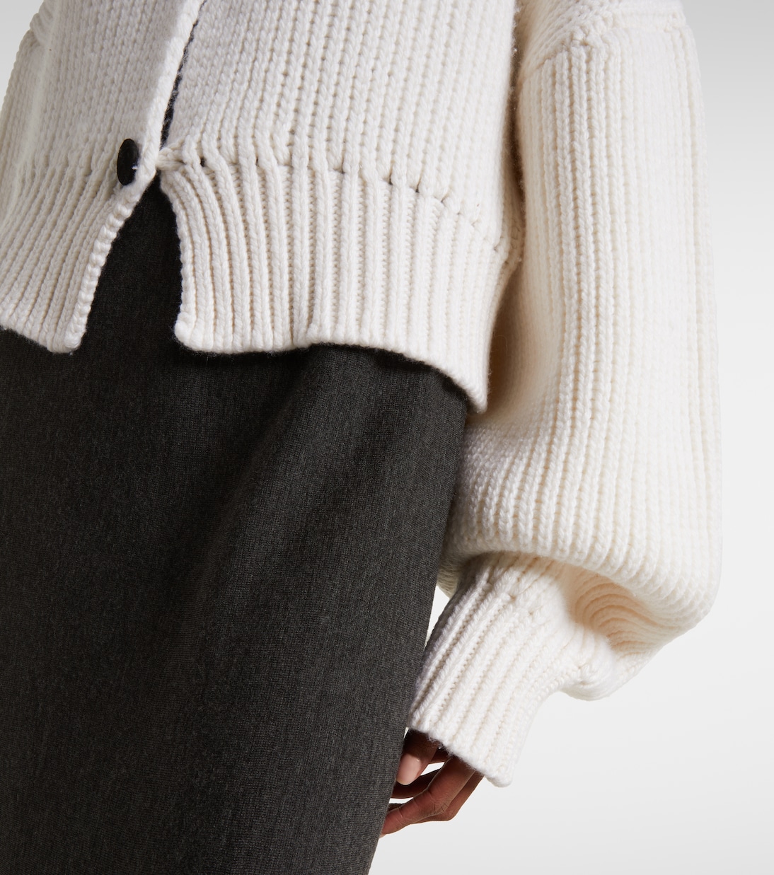 Pome ribbed-knit cashmere cardigan | Khaite