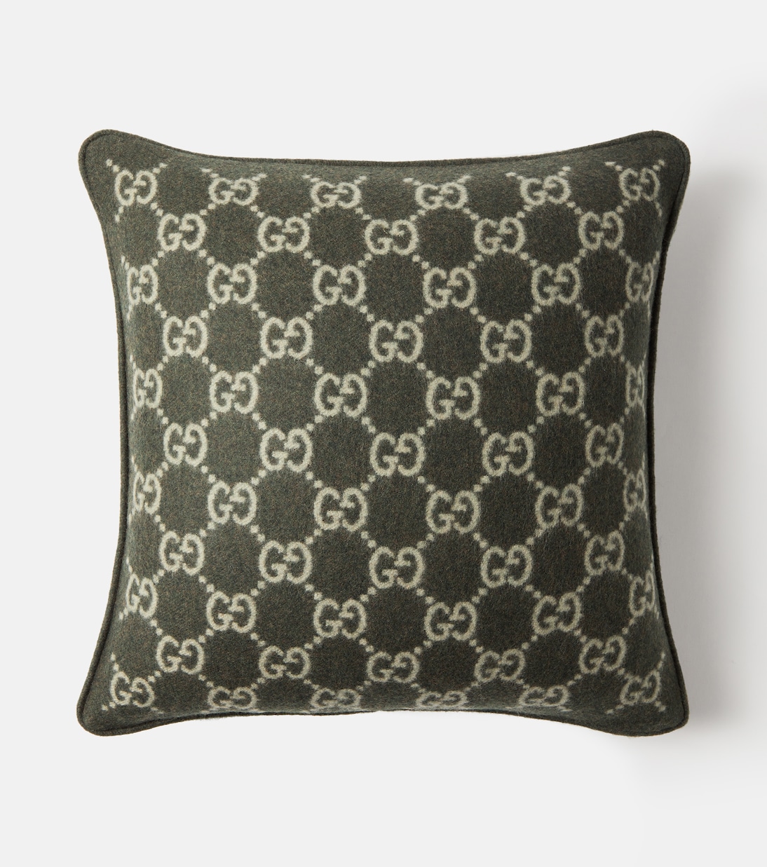 GG wool and cashmere jacquard cushion | Gucci