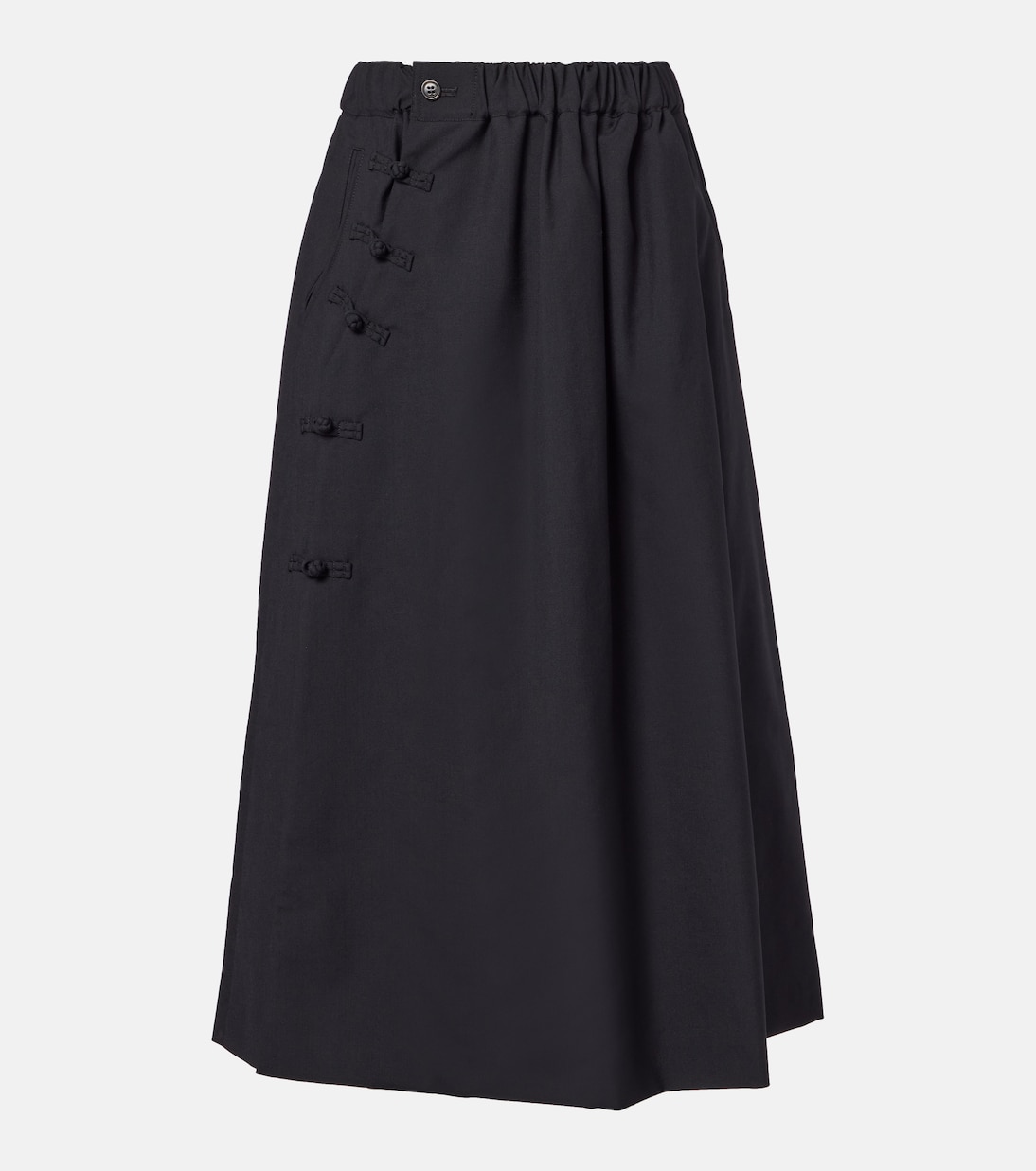 Wool midi skirt | Noir Kei Ninomiya
