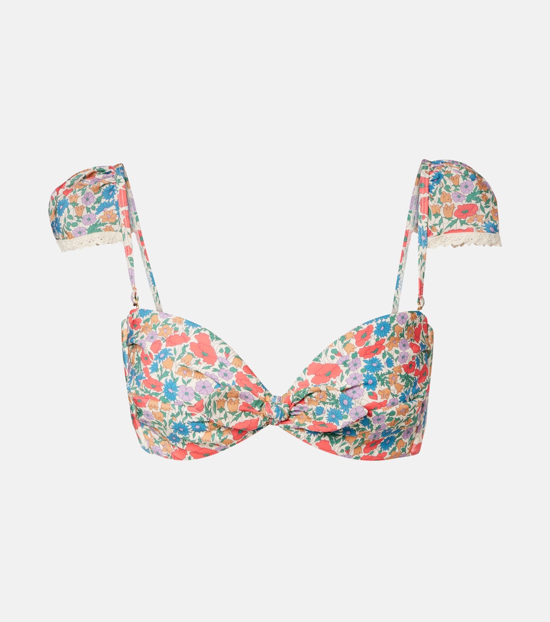 Cabana floral bikini top | Montce