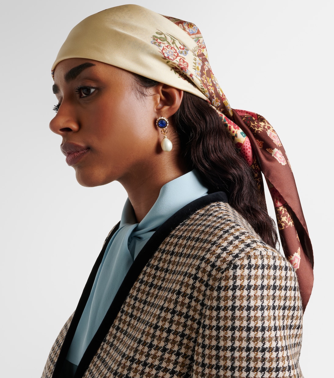 Bedrucktes Tuch aus Seiden-Twill | Valentino